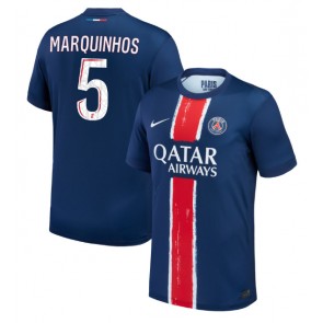 Paris Saint-Germain Marquinhos #5 Domaci Dres 2024-25 Kratak Rukavima